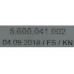 Клемник для посудомийної машини 065507, 00065507