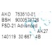 Модуль керування запрограмований для пральної машини 743343, 00743343